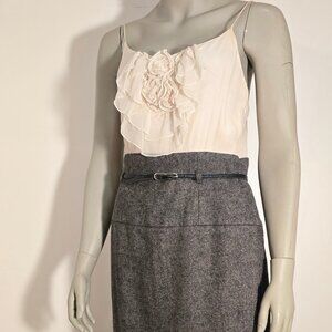 Black Halo Pencil Dress Chiffon